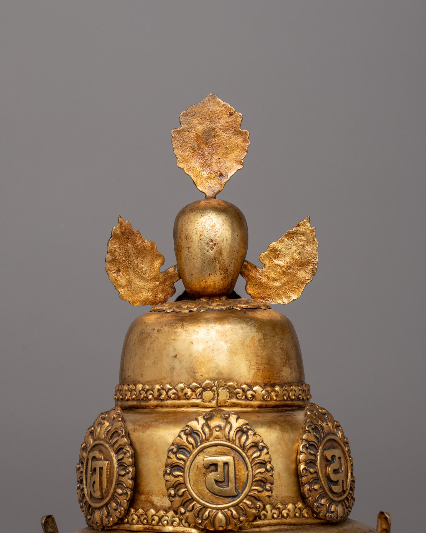 20-Year-Old Buddhist Crown | Buddhist Crown for Rituals &amp; Ceremonies