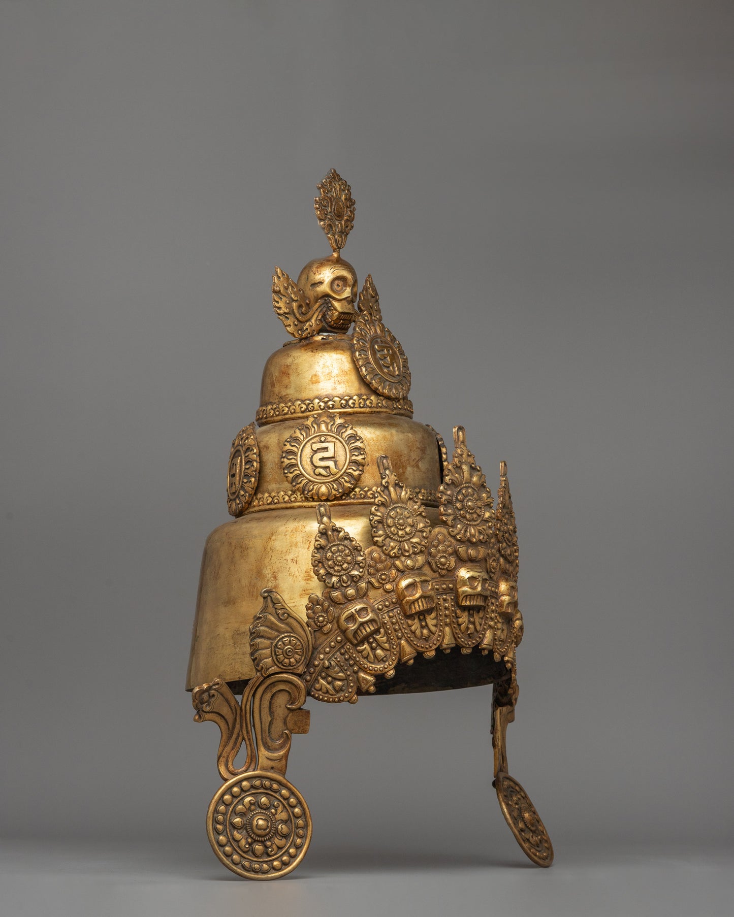 20-Year-Old Buddhist Crown | Buddhist Crown for Rituals &amp; Ceremonies