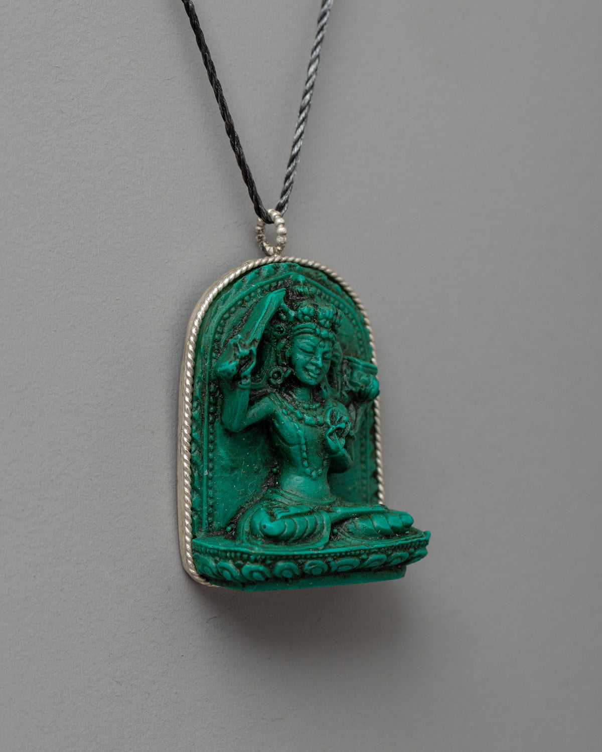 Manjushri Buddha Locket | Buddhist Pendant Symbolizing And Enlightenment