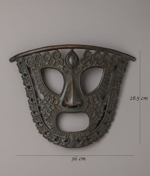 Buddhist Ritual Mask |  Himalayan Spiritual Artifact