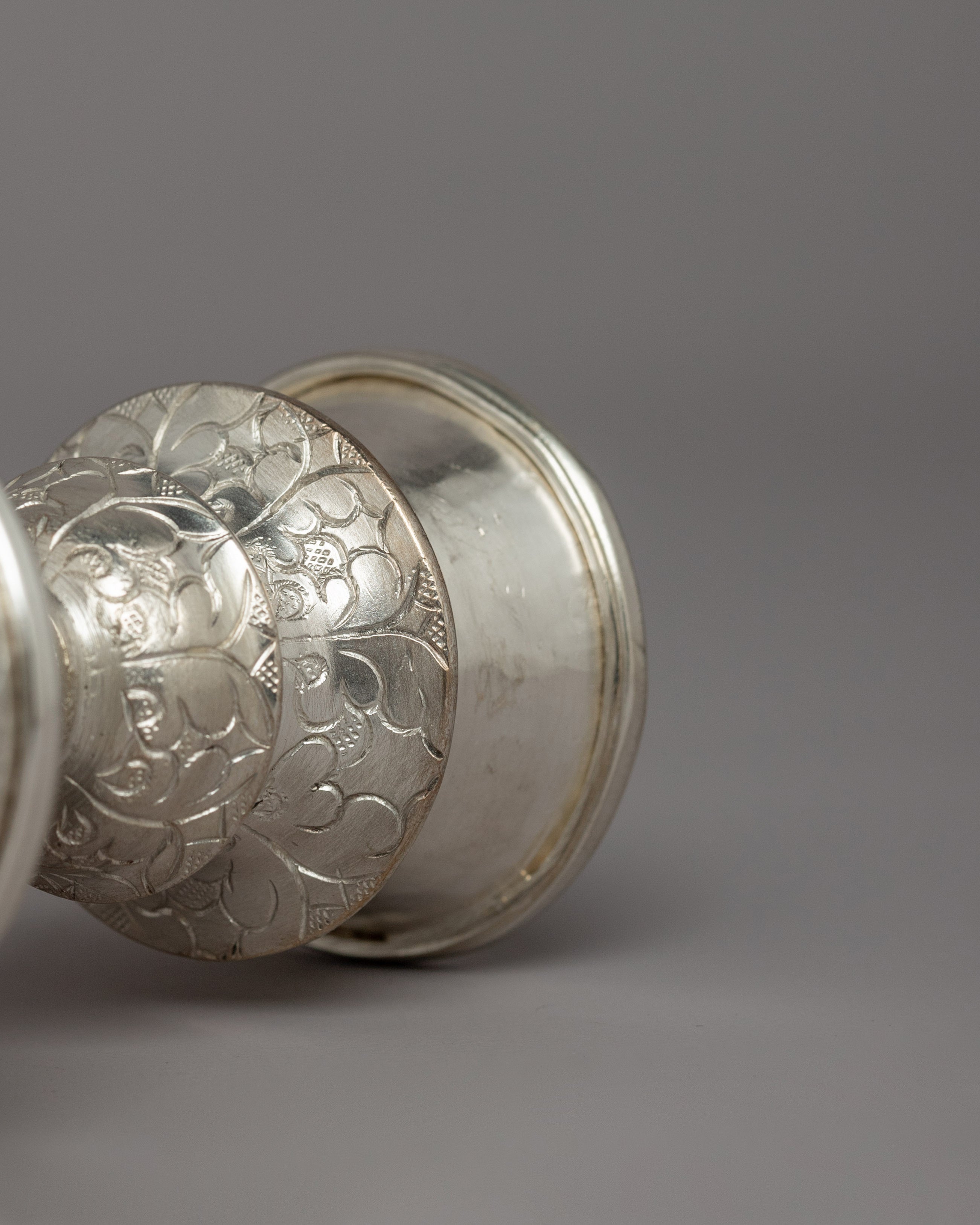 Traditional Butter Lamp Set for Altar | Tibetan Ritual Items