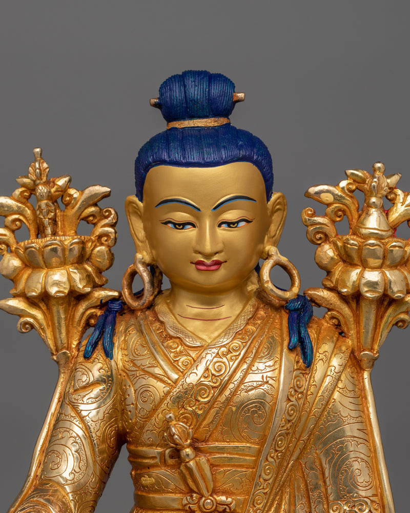 Buddhist Master Jigme Lingpa Sculpture | Rays of Compassion and Wisdom