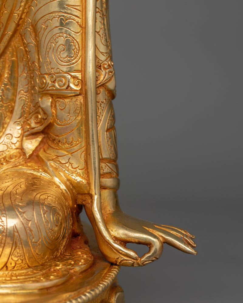 Buddhist Master Jigme Lingpa Sculpture | Rays of Compassion and Wisdom