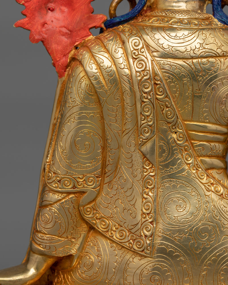 Buddhist Master Jigme Lingpa Sculpture | Rays of Compassion and Wisdom