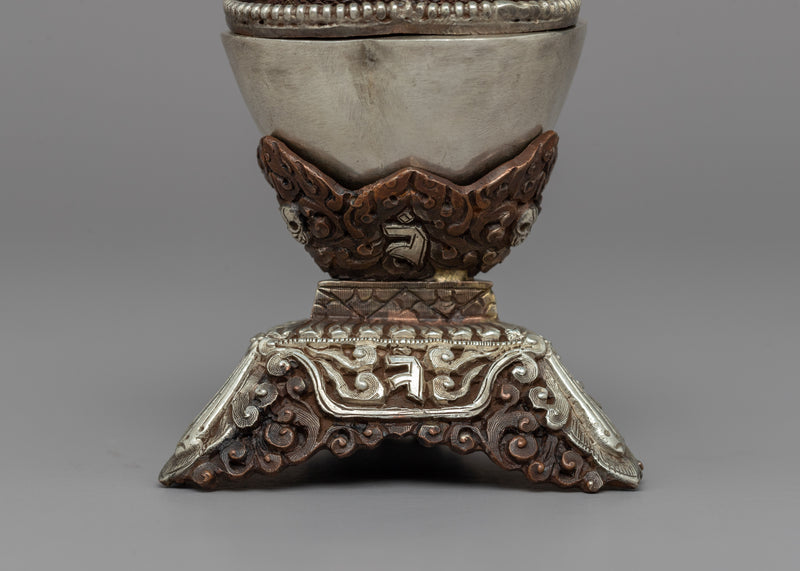 Kapala Offering Bowls for Rituals & Meditation | A Sacred Ritual Offering