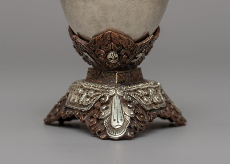 Kapala Offering Bowls for Rituals & Meditation | A Sacred Ritual Offering