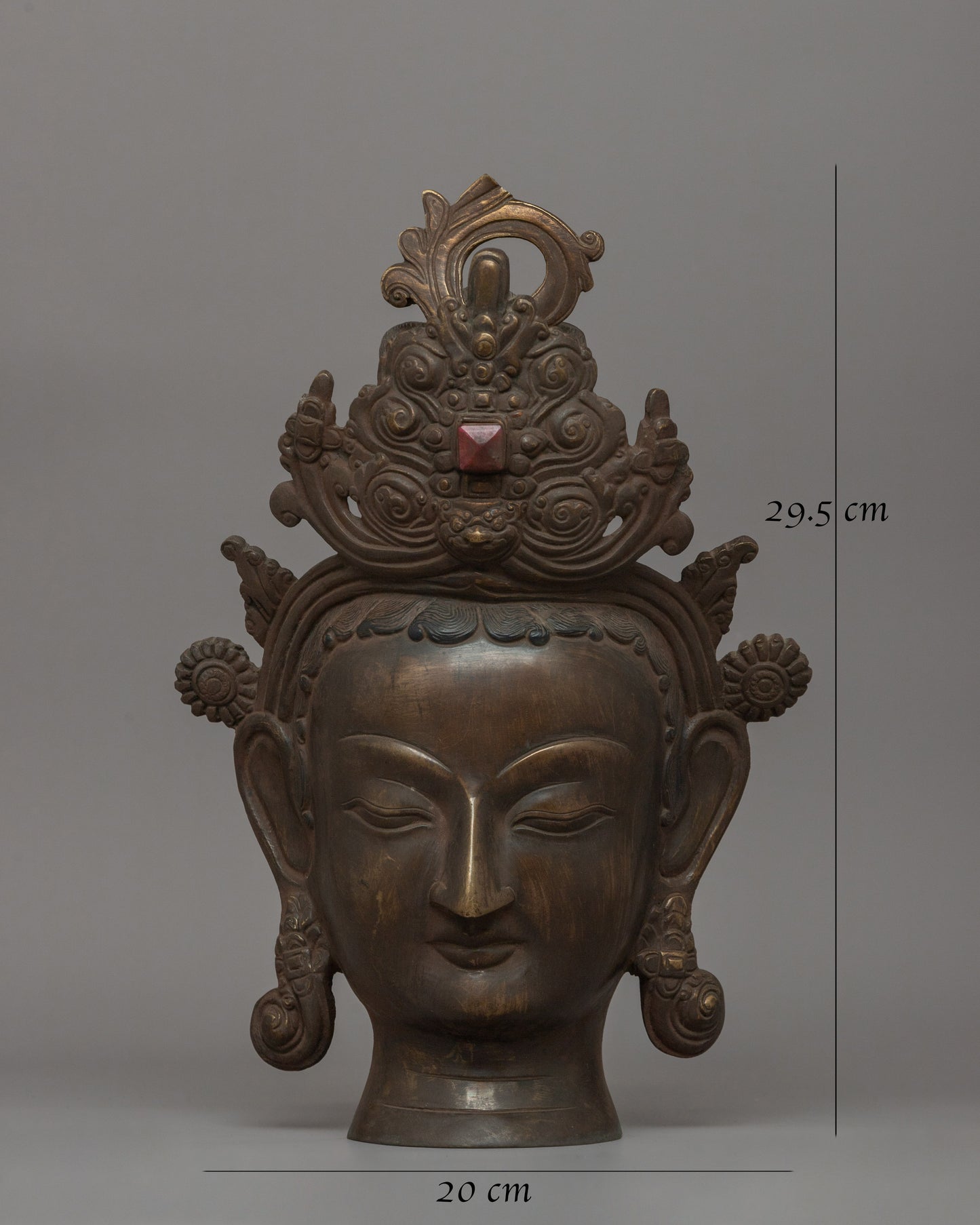 Buddhist Deity Mask | Ideal for Spiritual and Zen Decor