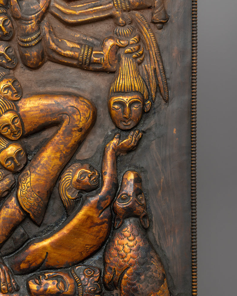 Chamunda Wall Hanging | The Goddess of Destruction and Protection