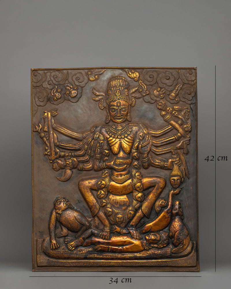 Chamunda Wall Hanging | The Goddess of Destruction and Protection