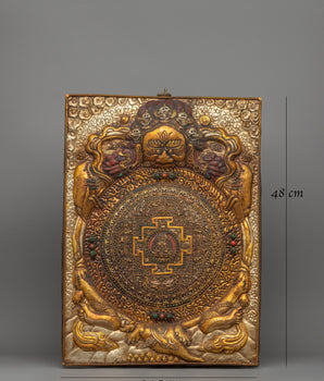 Amitabha Buddha Mandala Wall Hanging | Sacred Buddhist Art for Meditation & Altar Decor