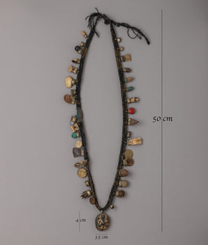 Handcrafted Rakshya Mala Beads | Sacred Tibetan Protection Necklace