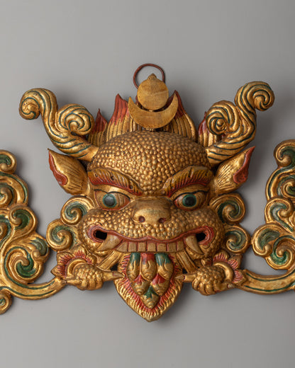 Handcrafted Chhepu Mask | A Symbol of Protection & Spiritual Power