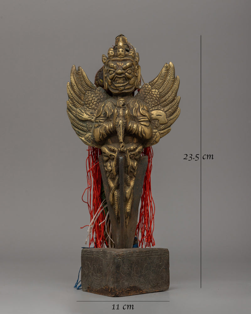 Handcrafted Tibetan Vajrakilaya Phurba | A Powerful Tantric Ritual Tool