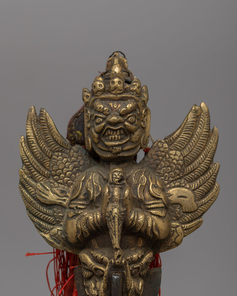 Handcrafted Tibetan Vajrakilaya Phurba | A Powerful Tantric Ritual Tool