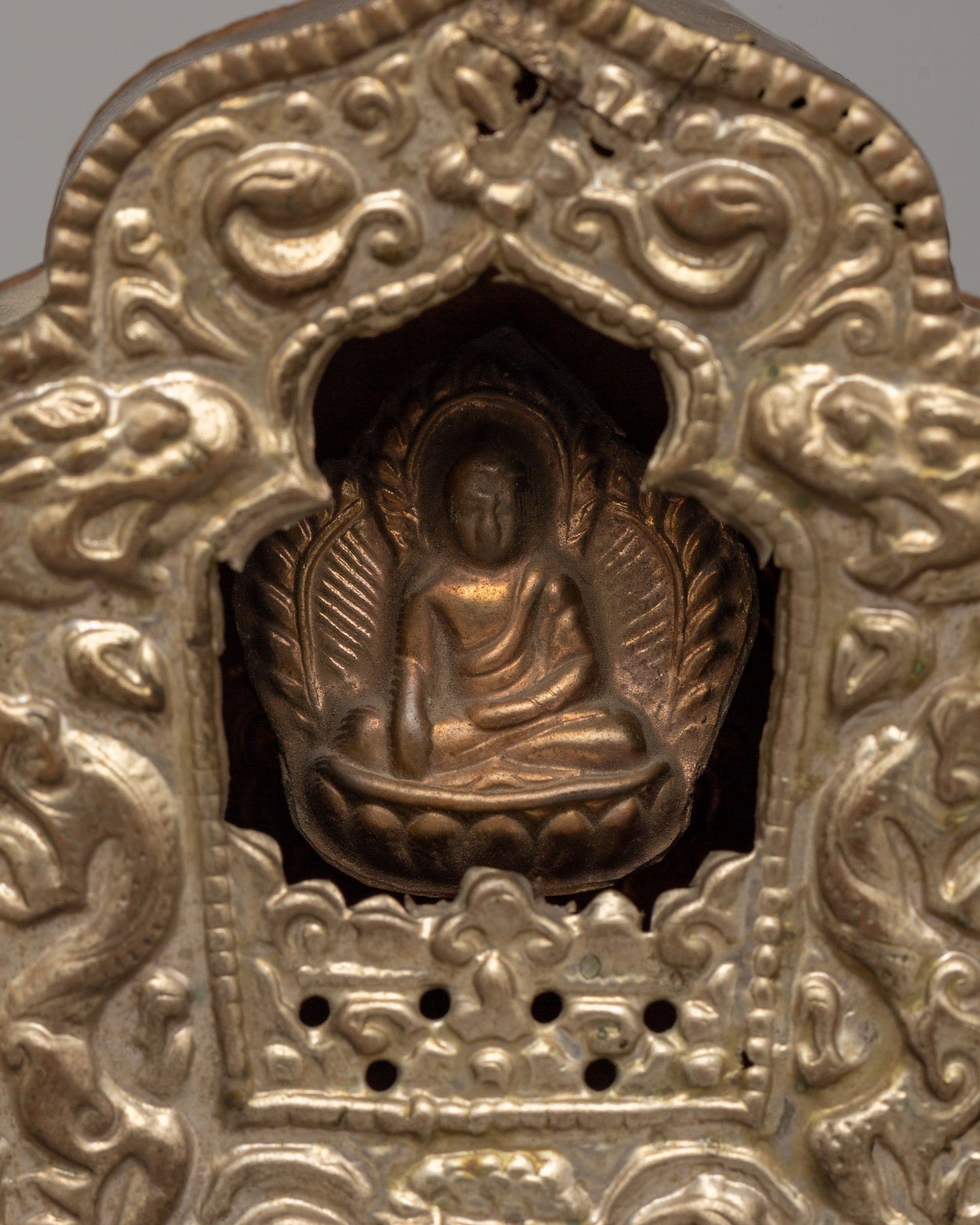 Buddha Ghau Box | Handmade Buddhist Artifact for Spiritual Connection