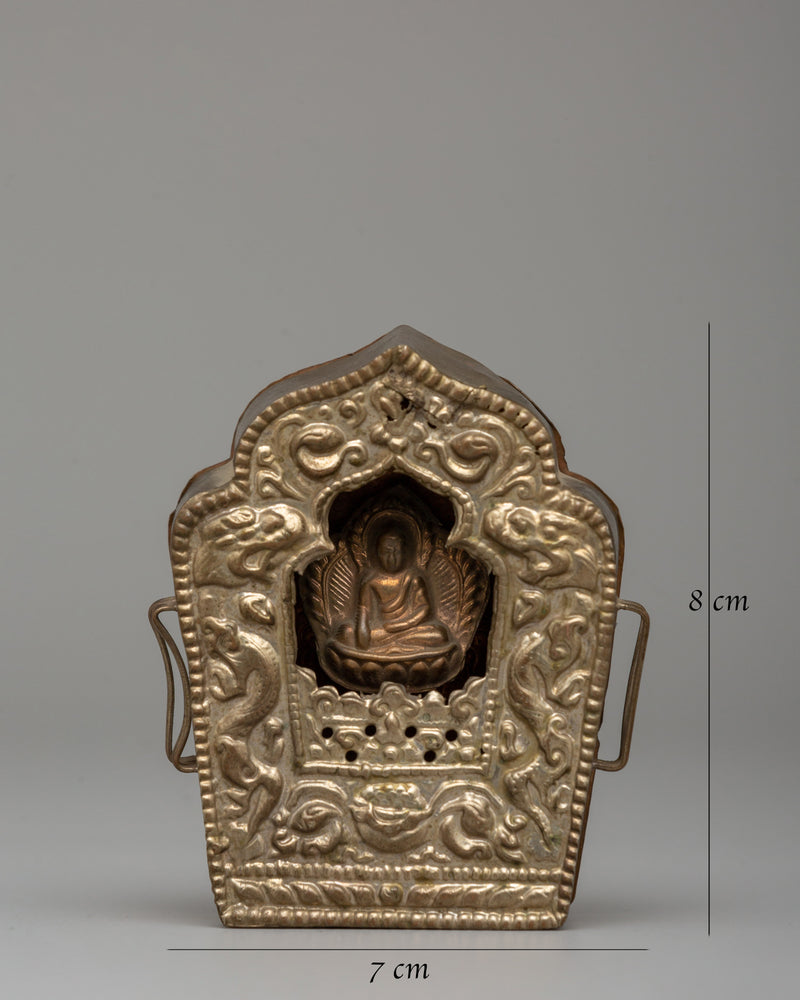 Buddha Ghau Box | Handmade Buddhist Artifact for Spiritual Connection