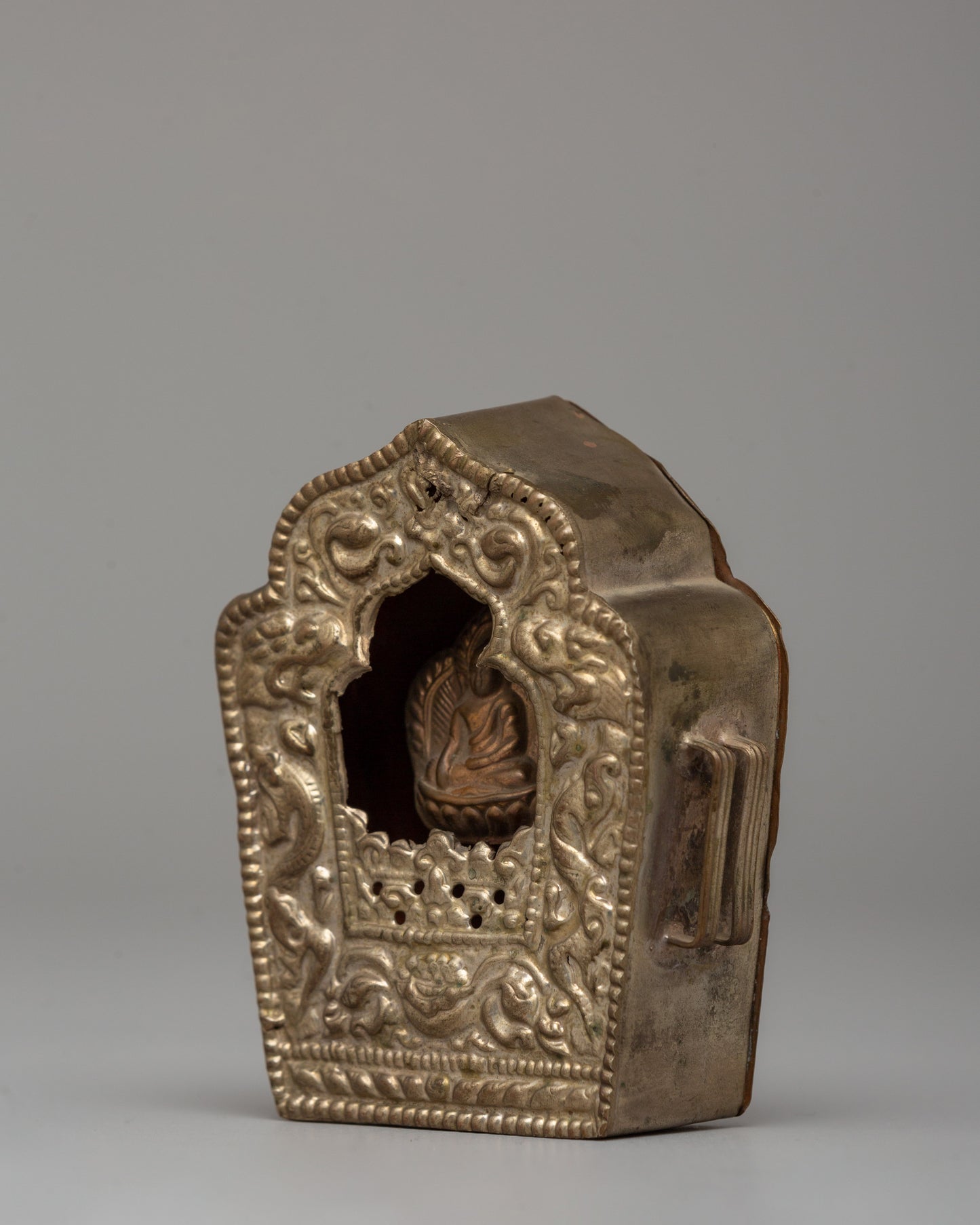 Buddha Ghau Box | Handmade Buddhist Artifact for Spiritual Connection