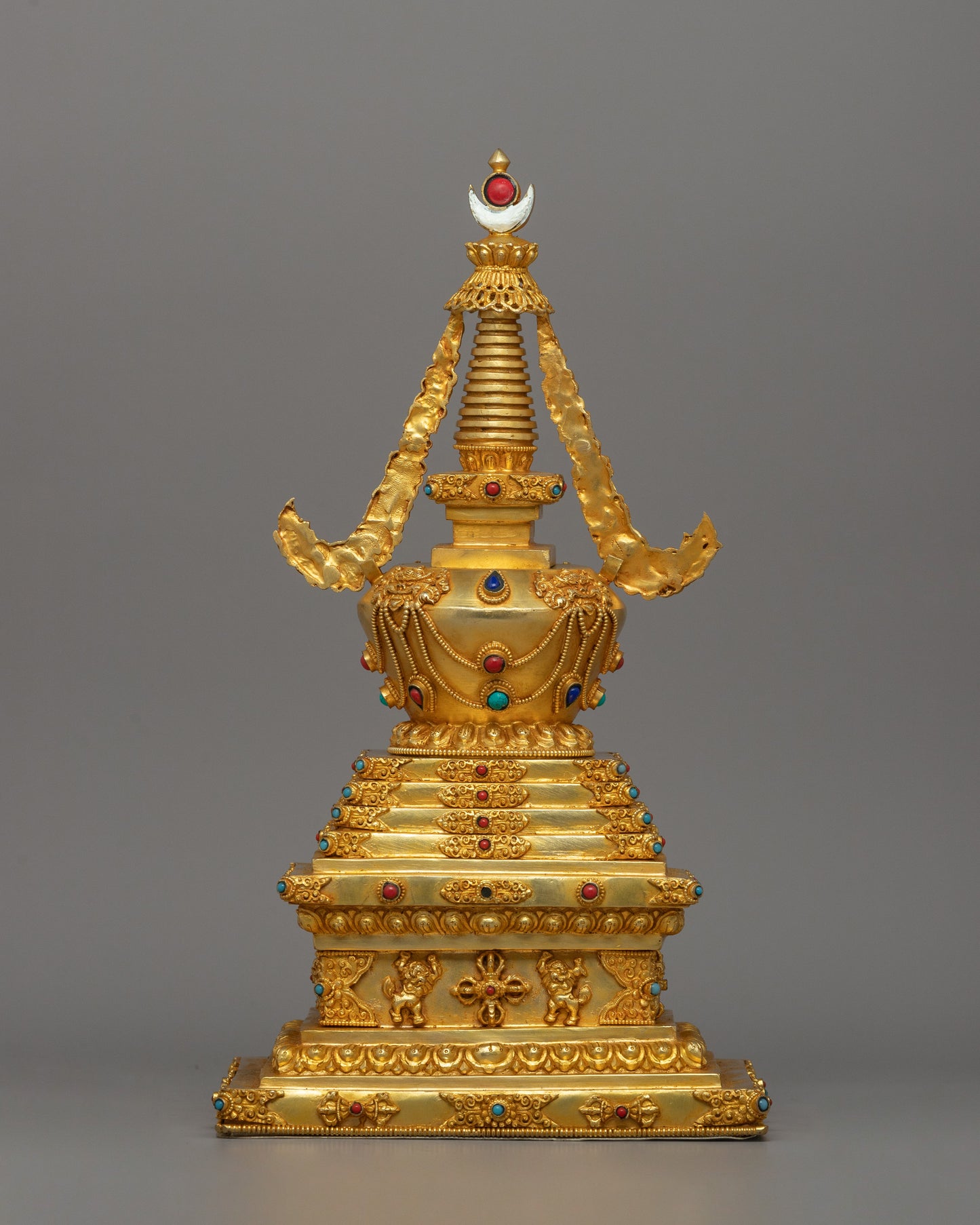 Machine Made Buddha Stupa | Religious Artifact for Home or Office