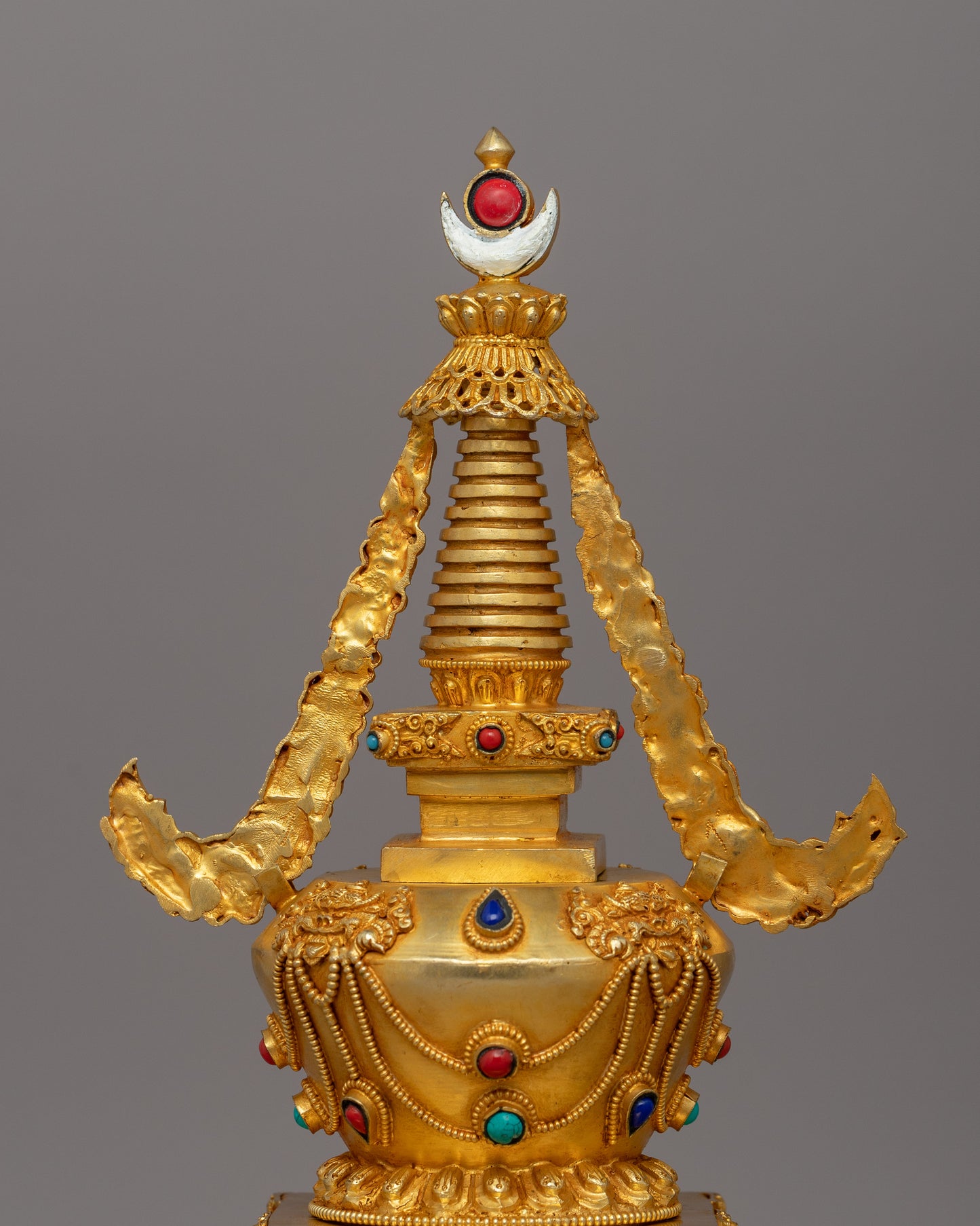 Machine Made Buddha Stupa | Religious Artifact for Home or Office