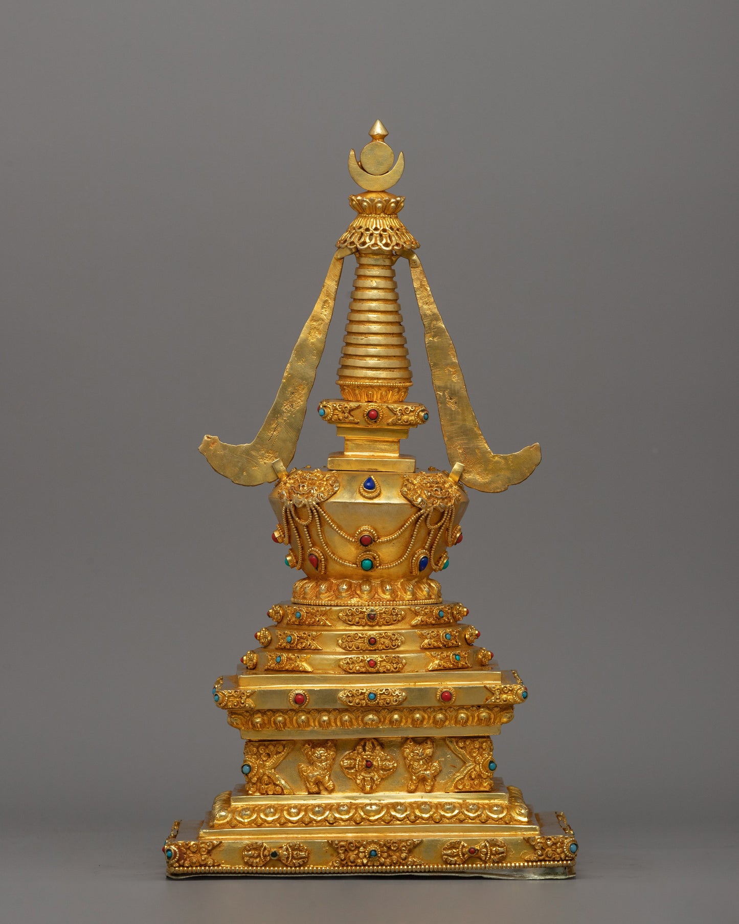 Machine-Made Namgyalma Stupa Statue | Traditional Buddhist Symbol for Meditation and Blessings