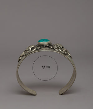 Turquoise Designed Bracelet | Spiritual Jewelry for Healing and Protection