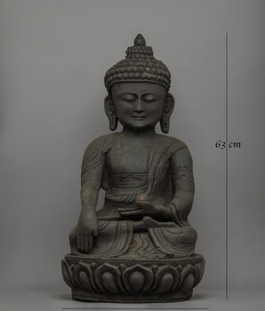 Wooden Shakyamuni Buddha Statue | Bring Serenity and Wisdom into Your Space