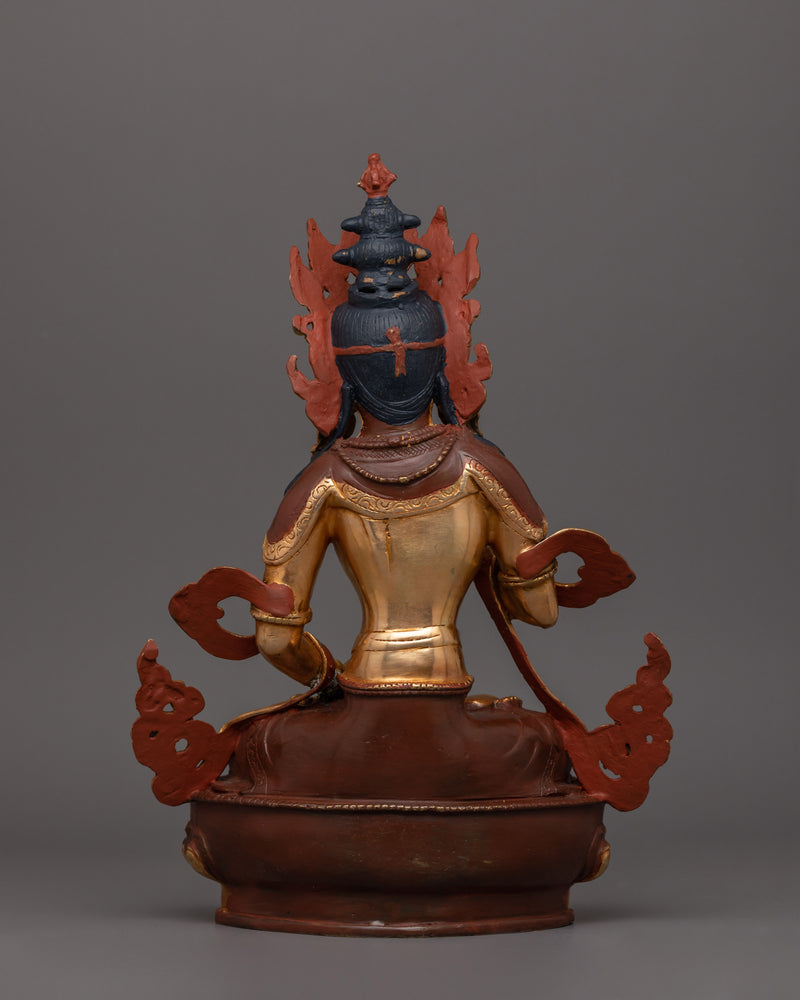 Vajrasattva Vajra and Bell Holder Sculpture | Religious Dharma Decor