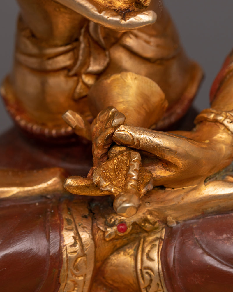 Vajrasattva Vajra and Bell Holder Sculpture | Religious Dharma Decor