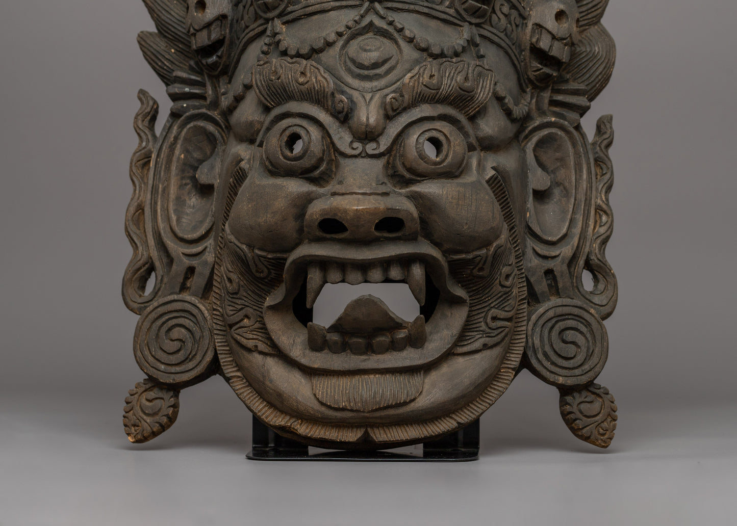 Wooden Bhairava Mask | Rituals Wall Decor