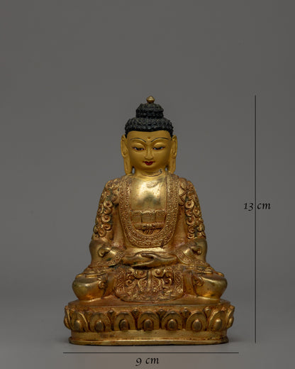 Gold-Plated Amitabha Buddha | Symbol of Enlightenment