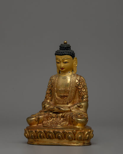 Gold-Plated Amitabha Buddha | Symbol of Enlightenment