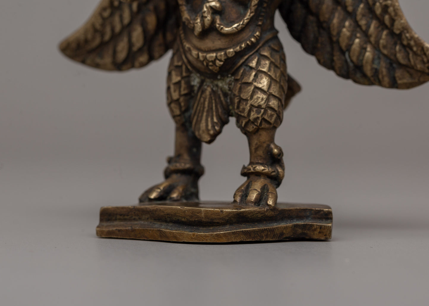 Majestic Bronze Garuda Statue | Handcrafted Spiritual Altar Decor