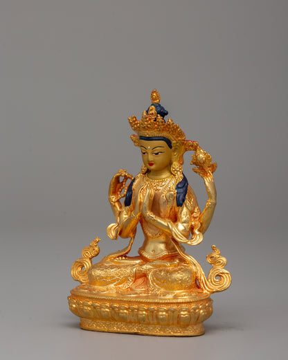 Compassion Deity Chenrezig Statue | Bodhisattva of Mercy