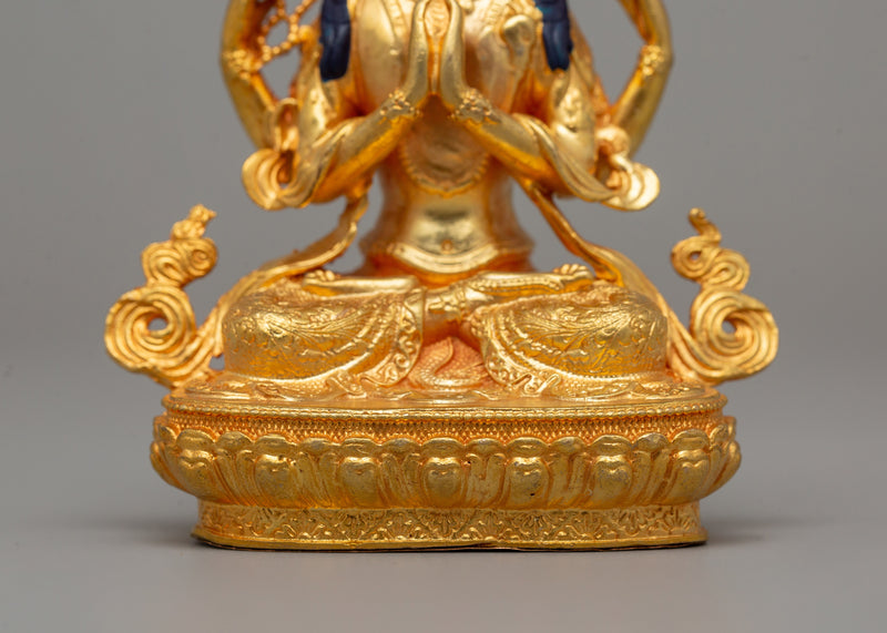 Compassion Deity Chenrezig Statue | Bodhisattva of Mercy