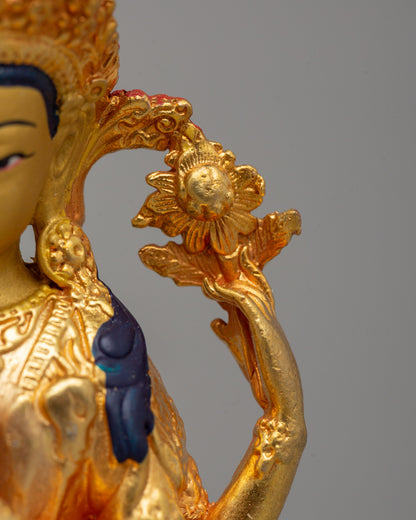 Compassion Deity Chenrezig Statue | Bodhisattva of Mercy