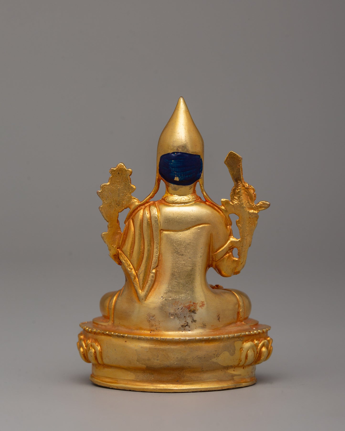 Gold-Plated Tsongkhapa Statue | Revered Tibetan Buddhist Master