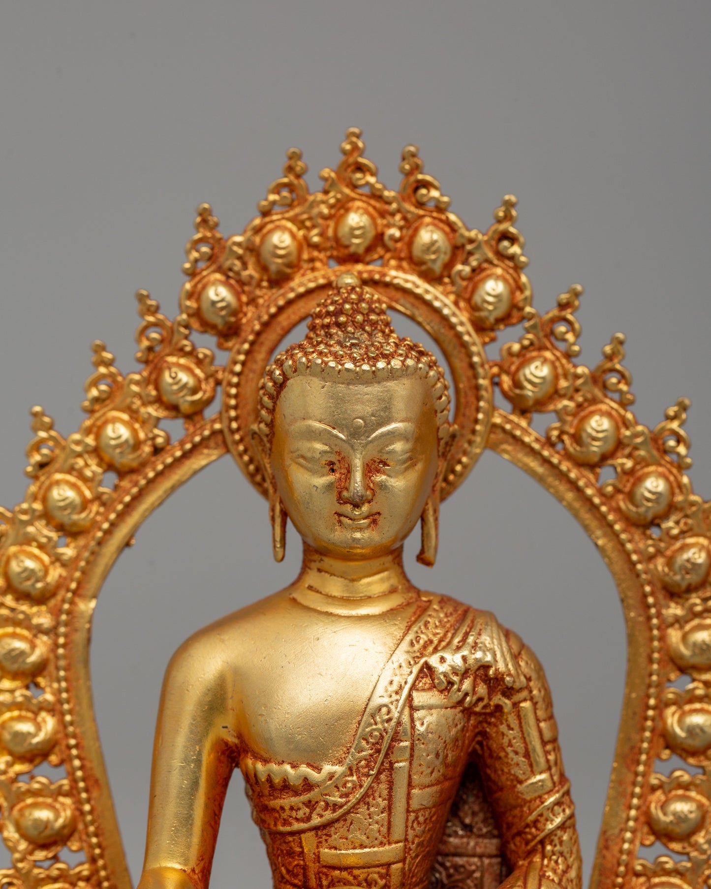 Enlightened Shakyamuni Buddha Rulers of Shakya Clan | 24K Gold Gilded Figurine