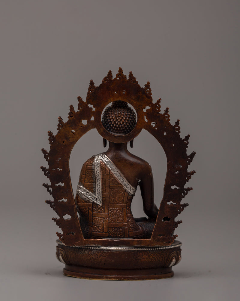 Healing Deity Medicine Buddha Statue | Bhaisajyaguru Holding Myrobalan Plant