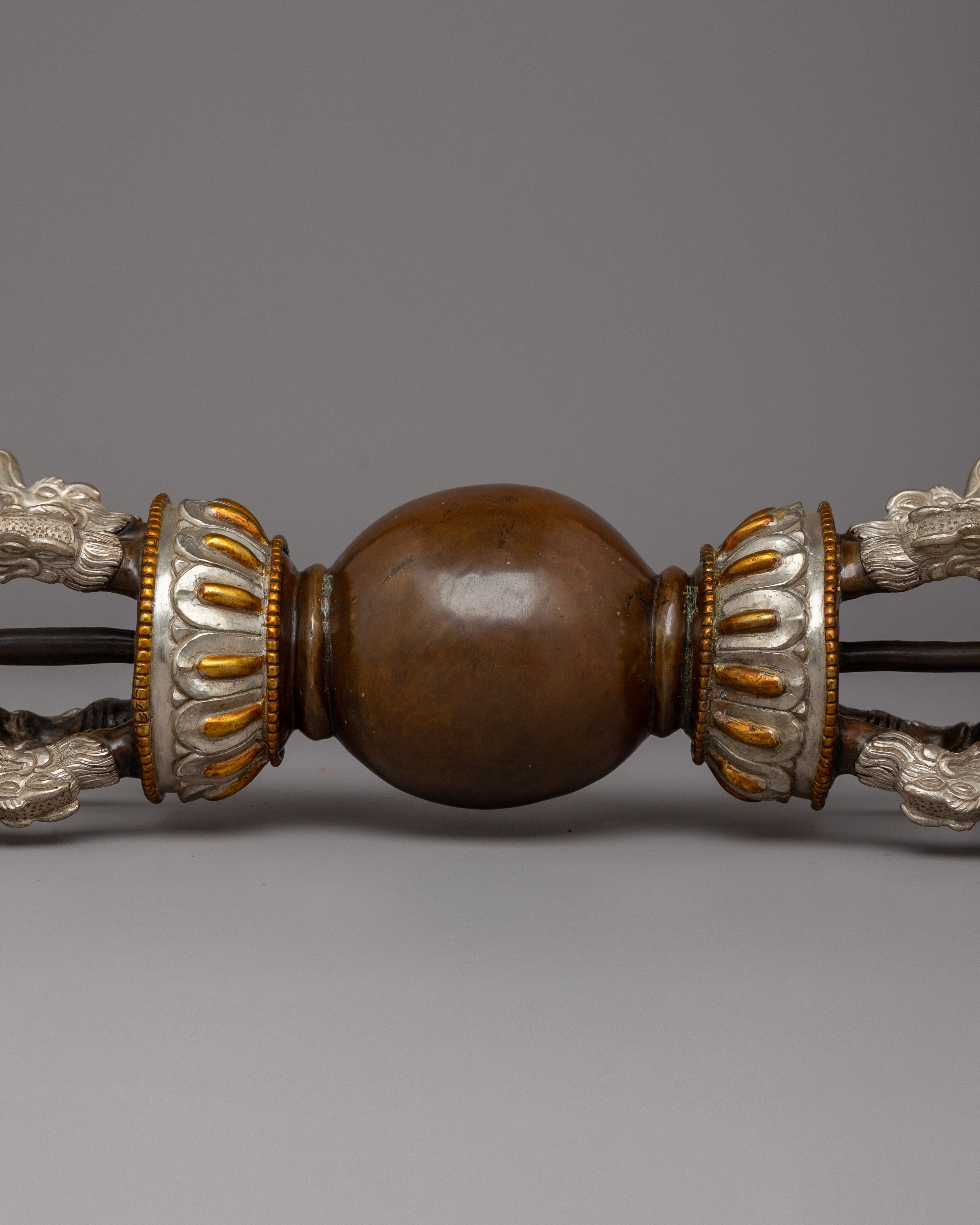 Handmade 5-Pronged Tibetan Vajra | Tibetan Buddhist Tool for Spiritual Transformation