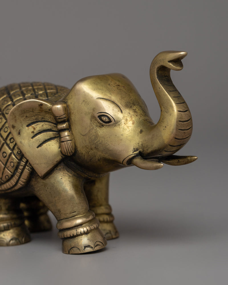 Pair of Bronze Elephant Statue | Animal Statues for Symbolic Decor