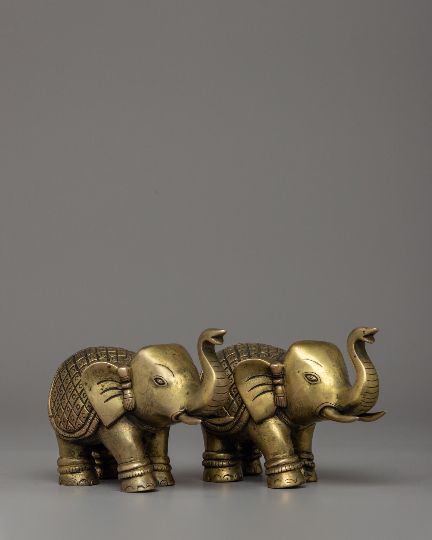 Pair of Bronze Elephant Statue | Animal Statues for Symbolic Decor