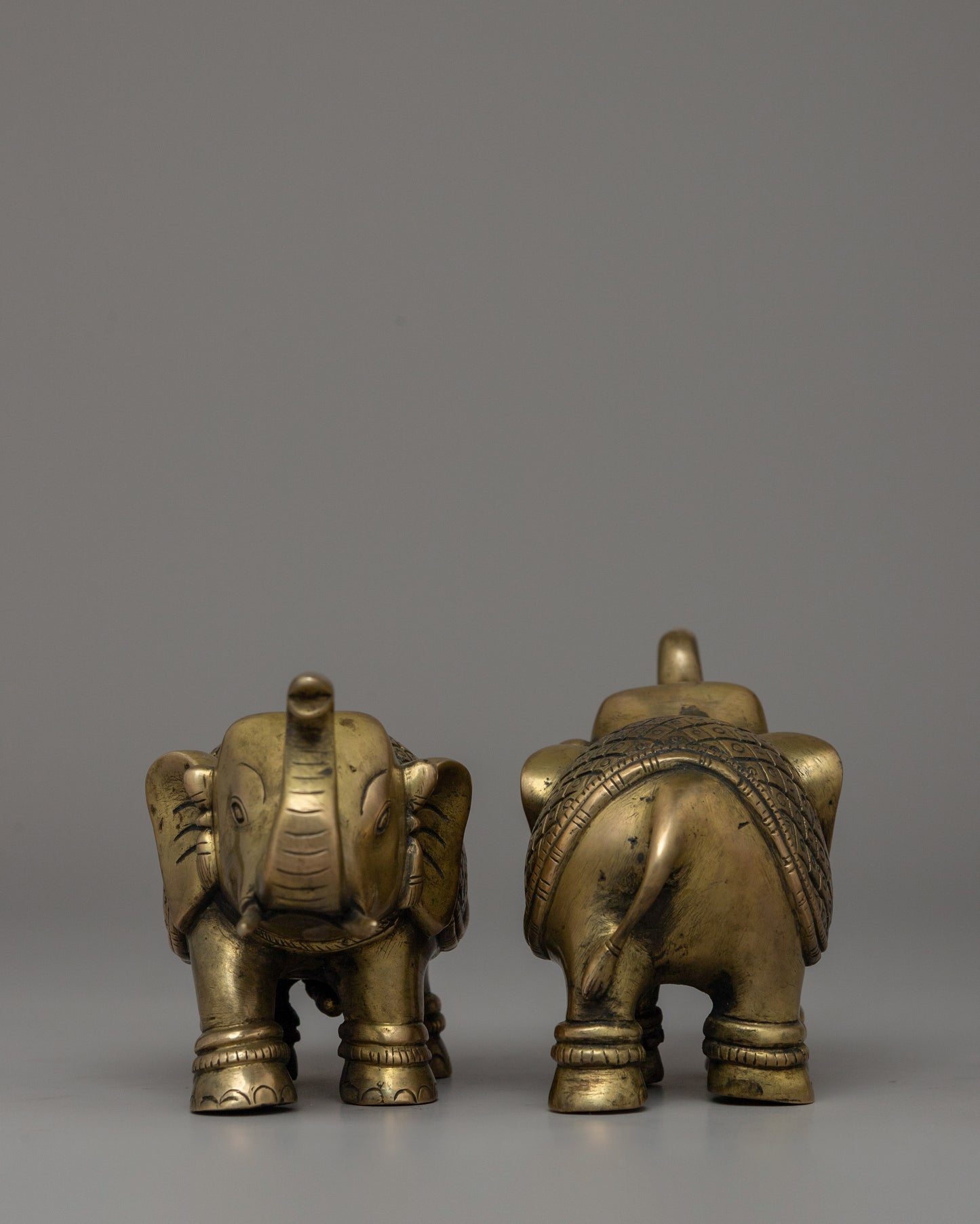 Pair of Bronze Elephant Statue | Animal Statues for Symbolic Decor