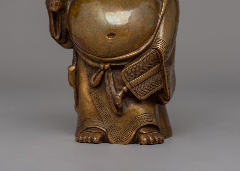 Standing Laughing Buddha Statue | Symbol of Good Fortune, Prosperity, and Joy