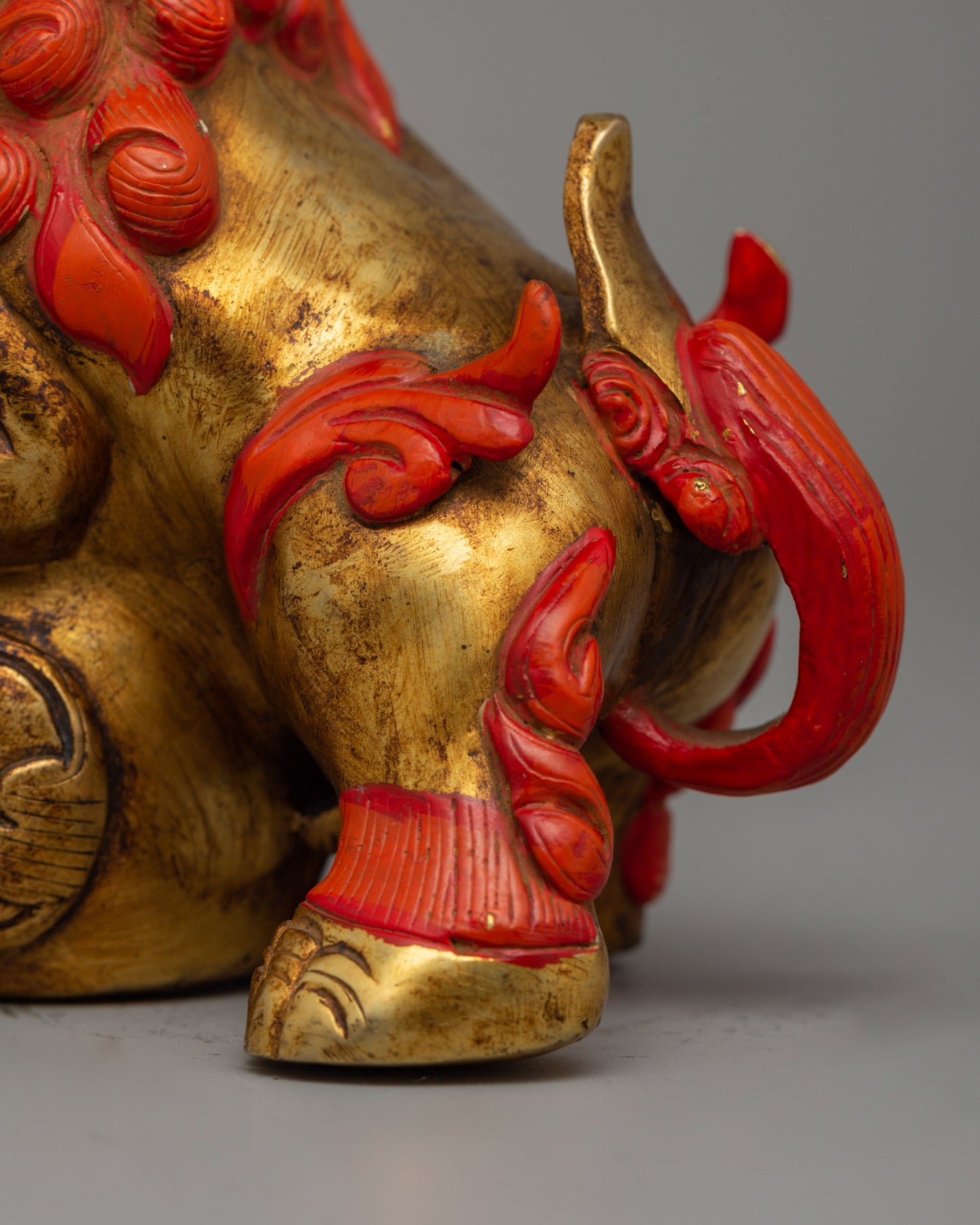 Handicrafted Foo Dog Lion | Buddhist Sacred Decor