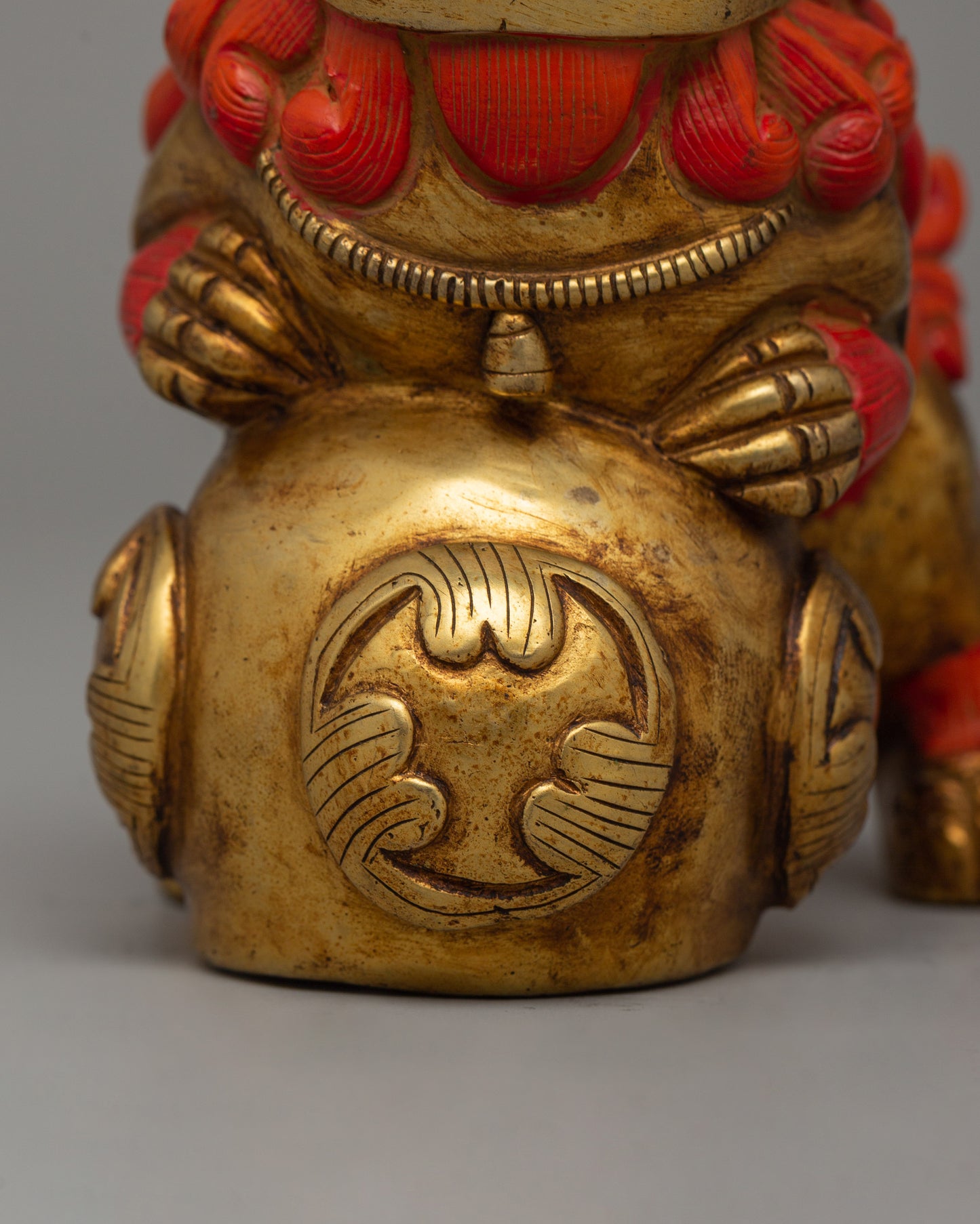 Handicrafted Foo Dog Lion | Buddhist Sacred Decor