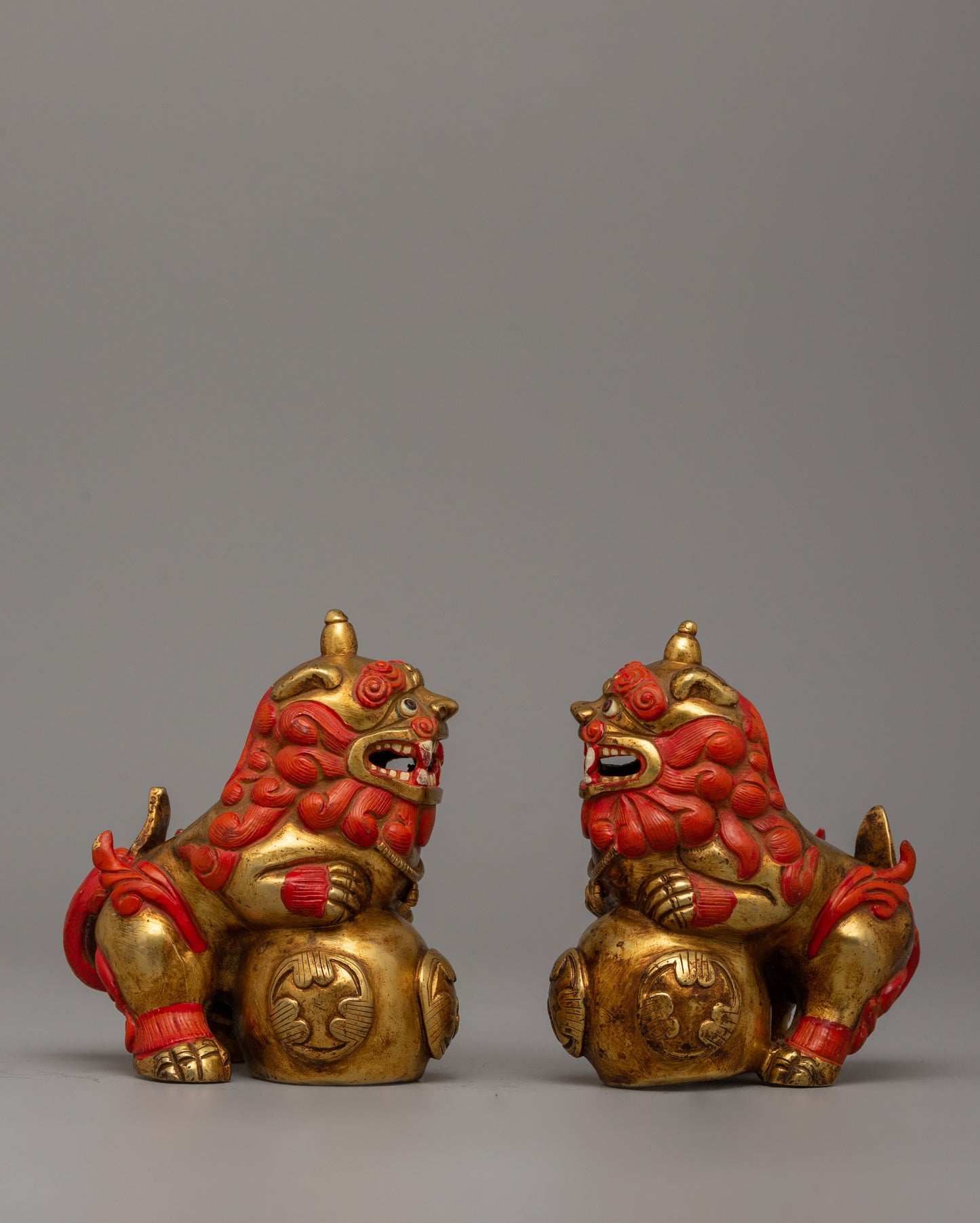 Handicrafted Foo Dog Lion | Buddhist Sacred Decor