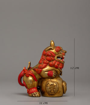 Handicrafted Foo Dog Lion | Buddhist Sacred Decor