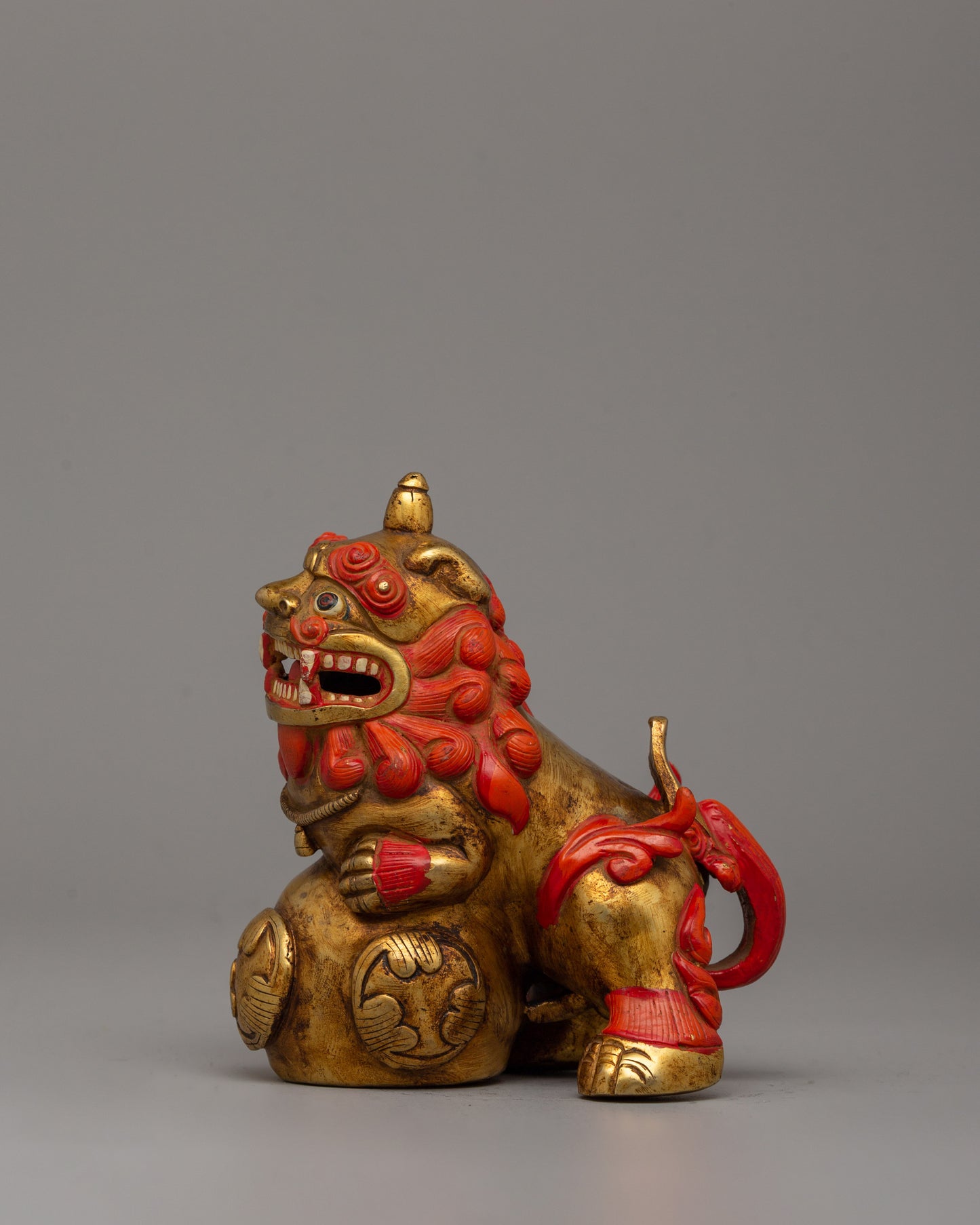 Handicrafted Foo Dog Lion | Buddhist Sacred Decor