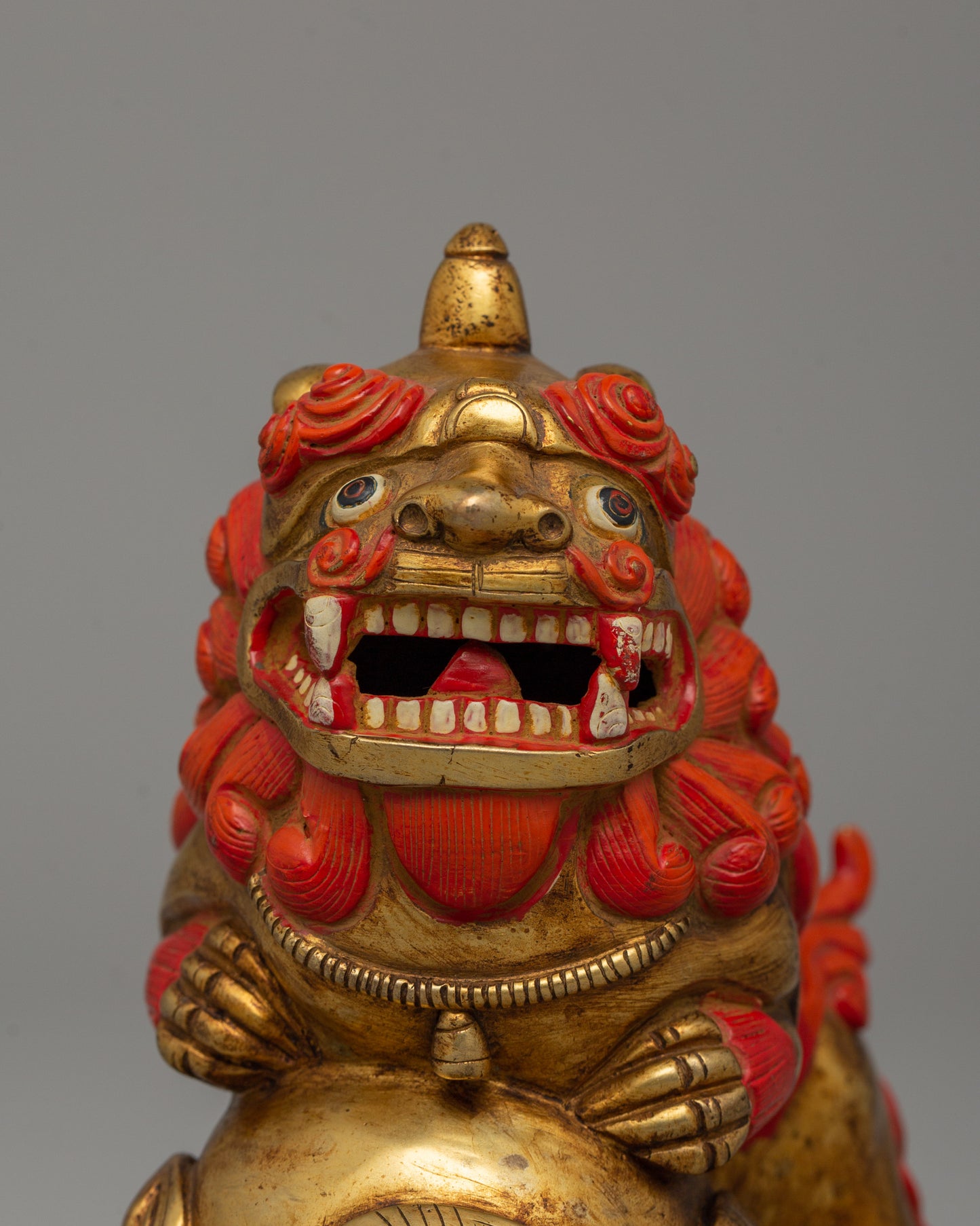 Handicrafted Foo Dog Lion | Buddhist Sacred Decor