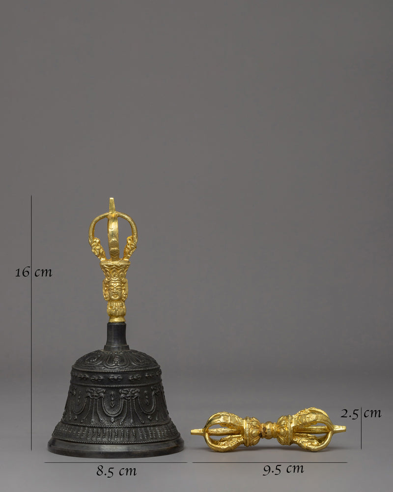 0.4 Kg Vajra and Bell Spiritual Decor | Tibetan Buddhism Religious Items